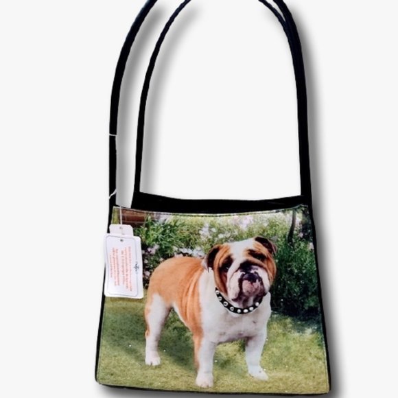 Blossom Collection Handbags - American Bulldog Purse Handbag
